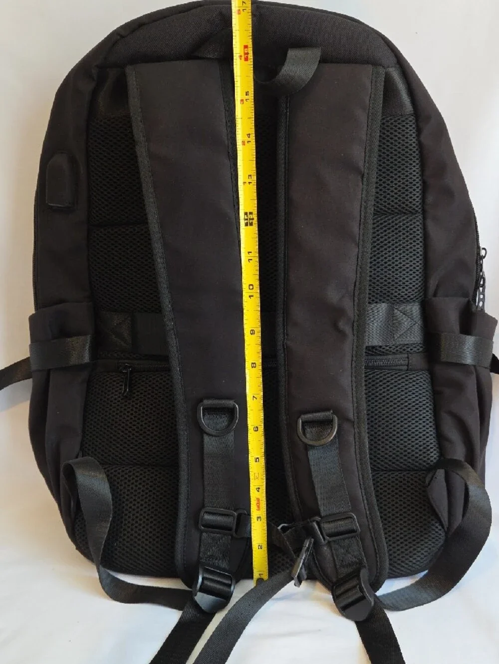 Black Men's Backpack - Minimal Urban Carry